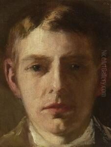 Bildnis Eines Jungen
Mannes. by Wilhelm Leibl