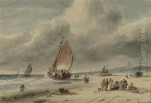 Sorting The Days Catch by Charles Henri Leickert