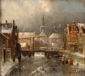 View Of Alkmaar Inwinter
