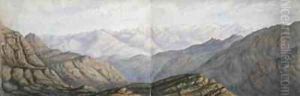 Sunset in the Mountains by Arthur Cust