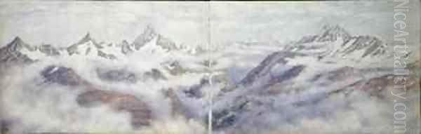 View from the Breithorn 2 - view 1