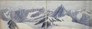 View from the Breithorn by Arthur Cust