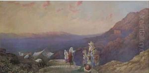 Mount Hermon from Lebanon by Edward Hodges Cree