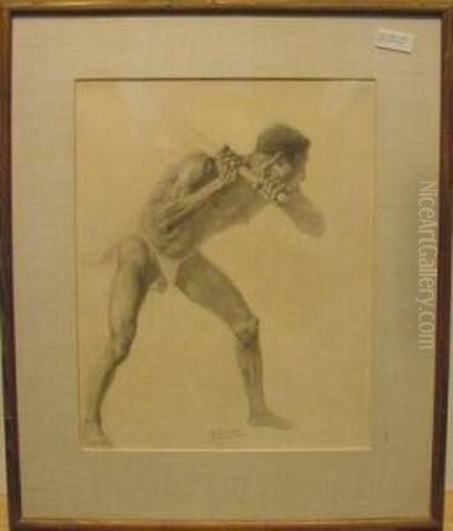 Study For 'the Buffalo Drive' - view 1