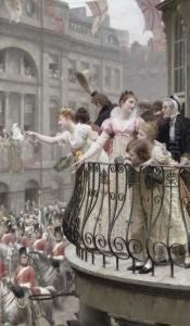 In 1816 by Edmund Blair Blair Leighton