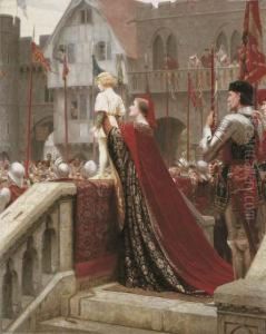 A Little Prince Likely In Time To Bless A Royal Throne by Edmund Blair Blair Leighton