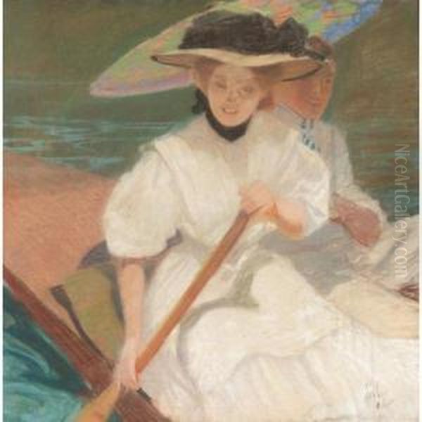 Punting On The River - view 1
