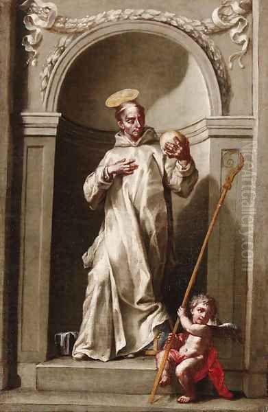 Saint Bruno, in a niche - view 1