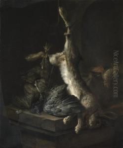 A Hare Suspended From A Nail