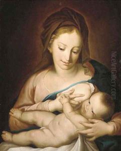 The Madonna and Child by Giulio Carpioni