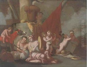A Bacchanal 2 by Giulio Carpioni