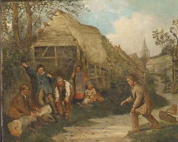 A game of egg cap - view 1