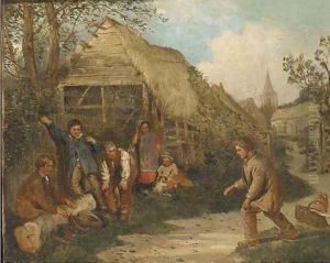 A game of egg cap by James William Cole