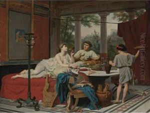 Horace At Tibur by Alexandre Louis Leloir