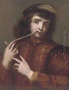 A bravo smoking by Jan Cossiers