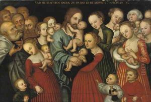 'Christ suffering the Children to come unto Him'