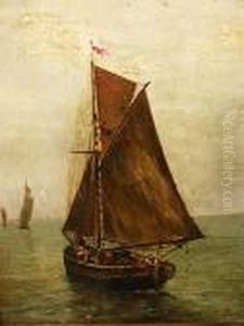 Nathanael ,barques De Pecheurs Sur Le Leman by Lemaitre Nathanael