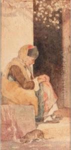 Grandmother by Polychronis Lembessis