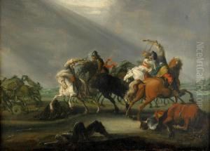 Ryttarbatalj by Johann Philipp Lembke