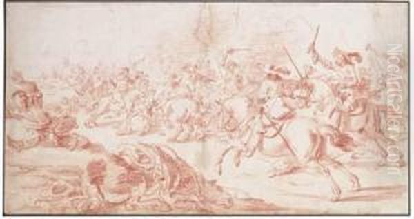 A Cavalry Battle - view 1