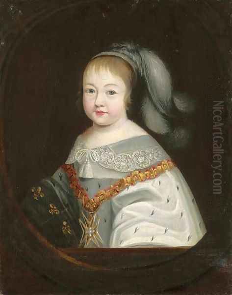 Portrait of the Infant King Louis XIV - view 1