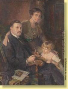 Portrait D'une Famille by Georges Lemmers