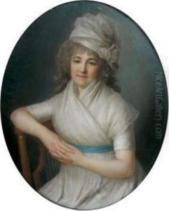 Portrait De Marie-therese Legendre De Villemorin by Marie-Victoire Lemoine