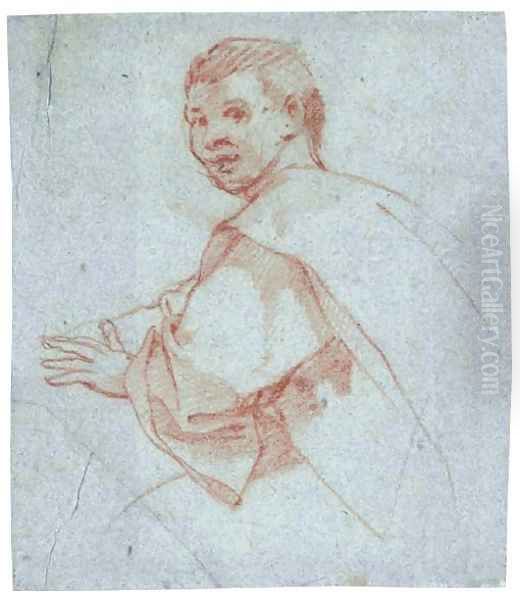 Study of a young man - view 1