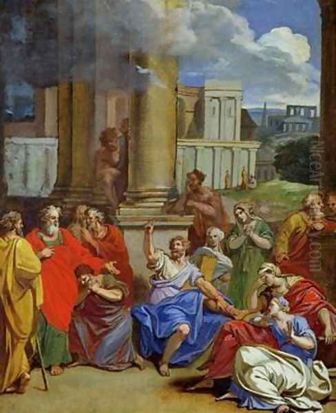 The Prophet Agabus Predicting St Pauls Suffering in Jerusalem - view 1