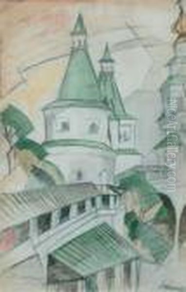 Klosterturme (le Monastere Ou Vitebsk) - view 1