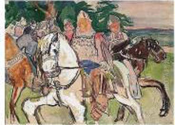 Set Design For Prince Igor, C.1920 - view 1