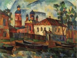 Summer Township By A River