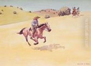 Attack By Outlaw by H. Reedy Leonard