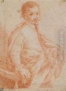 Dreiviertelportrait Eines Mannes by Ottavio Leoni