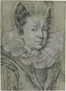 Half-length Portrait Of The Marchesa Di Grana Half-length Portrait Of The Marchesa Di Grana