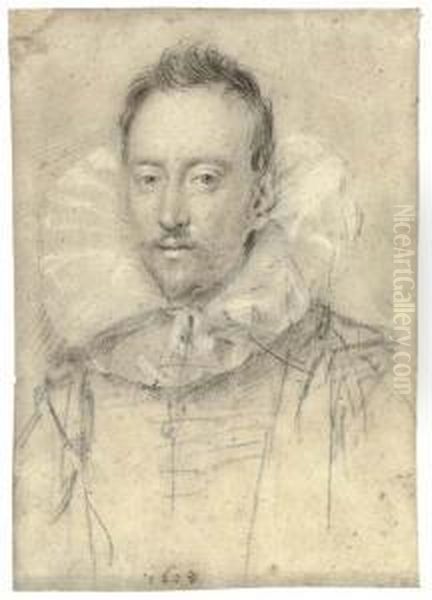 Portrait Of A Man, Bust-length, In A White Ruff - view 1