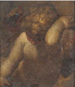 A putto a fragment by Antonio Allegri da Correggio