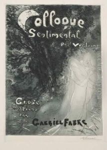 Colloque Sentimental De Paul Verlaine / Glose Pour Piano Par Gabriel Fabre by Auguste Lepere