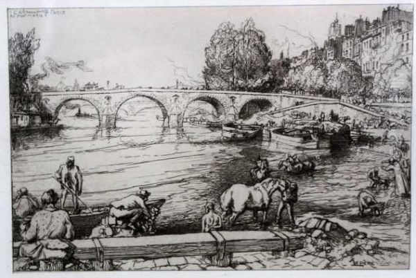 L'abreuvoir Au Pont Marie - view 1