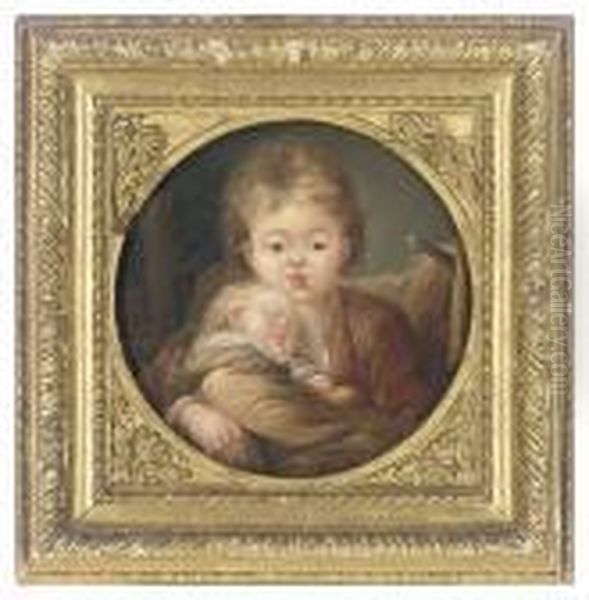 Portrait Of A Child, Holding A Baby - view 1