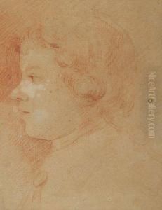 Portrait D'enfant De Profil Portrait D'enfant De Profil
