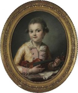Portrait Of Francois-constance Guerin As A Boy by Francois-Bernard Lepicie