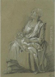 Maternita by Francois-Bernard Lepicie