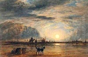 Beach Scene Sunrise