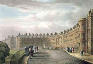 Lansdown Crescent Bath by David Cox