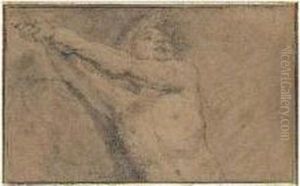 Academie D'homme A Mi-corps by Francois-Bernard Lepicie
