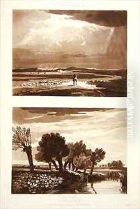 An Effect after a storm and Transient Effect View in Battersea Marsh by David Cox