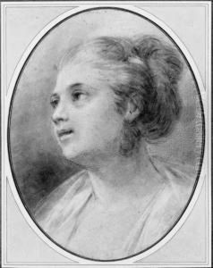 The Head Of A Girl Looking To The Left