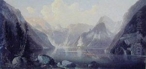 Jezioro W Wysokich Alpach