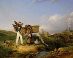 La Soif Du Sapeur.. by Auguste-Xavier Leprince